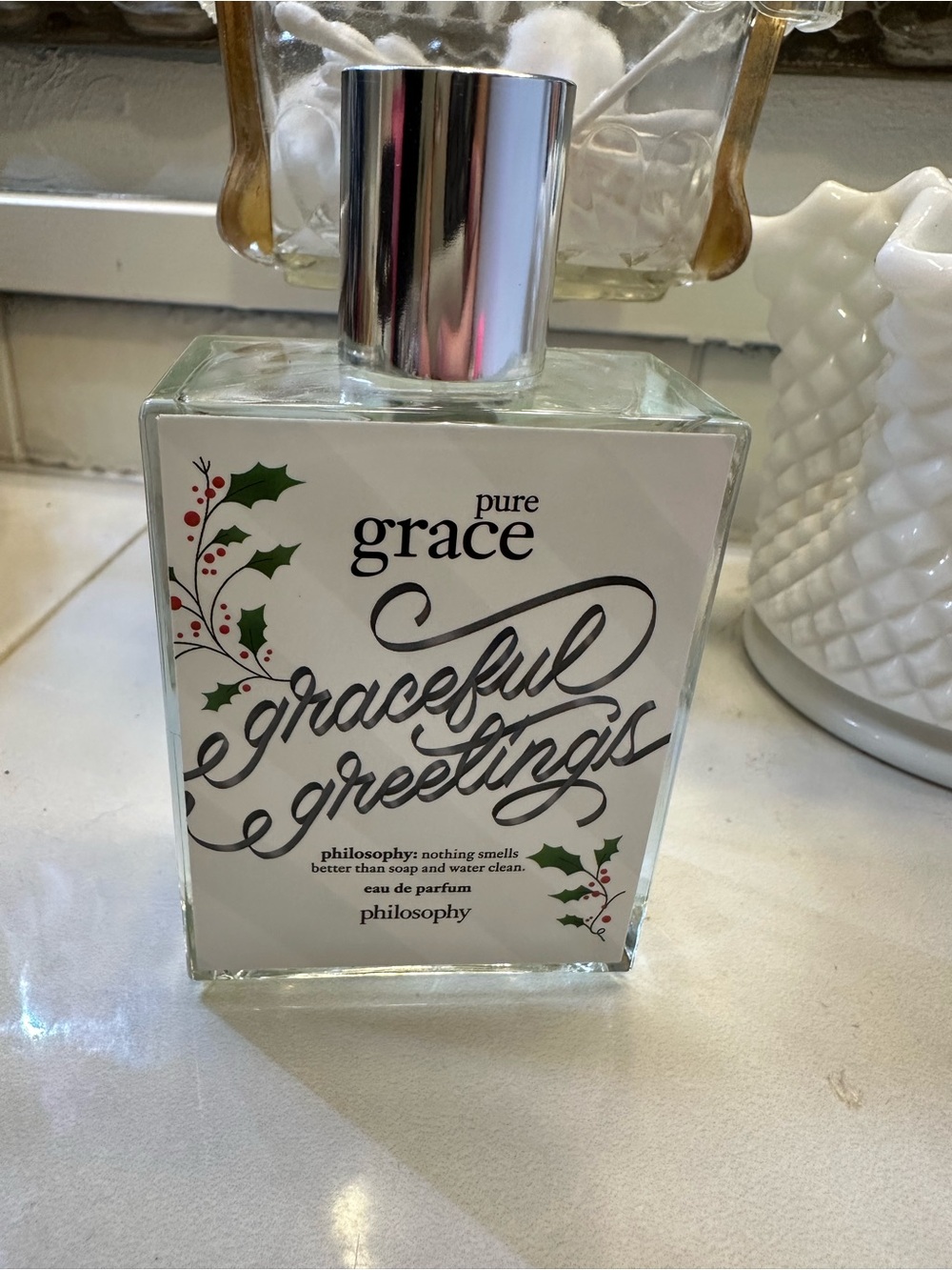 RARE discontinued PHILOSOPHY Living Grace GRACEFUL GREETINGS 4oz Spray